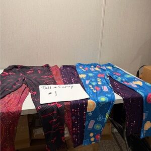 Colorful Patterned Leggings Set